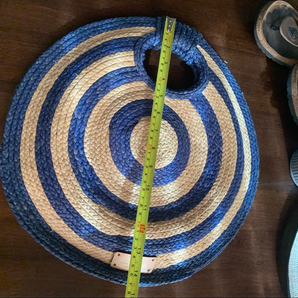 Kate Spade Rwanda Hand in Hand Raffia Circle Bag - Picture 3 of 7